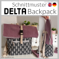 Preview: DELTA Backpack Schnittmuster