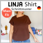 Preview: LINJA Shirt XL Schnittmuster