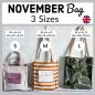 Preview: NOVEMBER Bag Pattern