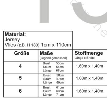 Preview: LINJA Shirt XL Schnittmuster