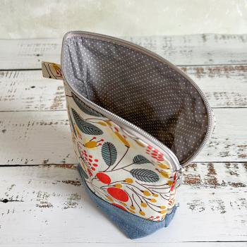 Preview: Kosmetiktasche Flower