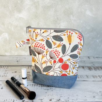 Kosmetiktasche Flower